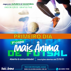 Copa Mais Ânima – Primeiro Dia de Jogos