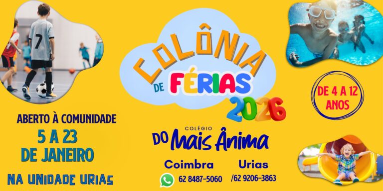 Colônia de Férias do Colégio Mais Ânima